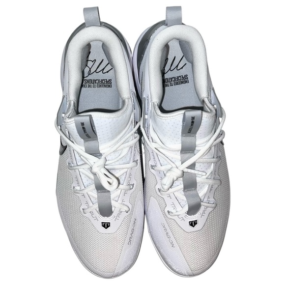 Nike Force Trout 9 Elite MCS Baseball Cleats Men’s Size 12 White Silver Black main image 6